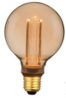 E27 Globe LED Gradable dorée, blanc chaud 1 800 K, 120 lumens