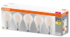 090620 Boite de 5 Lampes E27 Filament LED dépolie, 7 WATT = 60 WATT, 806 lumens, blanc chaud 2 700 K