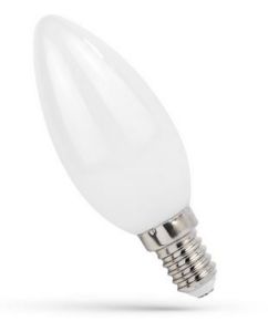 569164 E14 Flamme dépolie, LED 6 WATT = 60 WATT, 750 lumens, blanc chaud 2 700 K